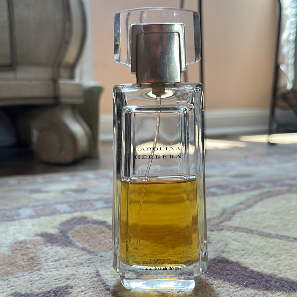Carolina Herrera Fragrance with Silver and Gold Hues